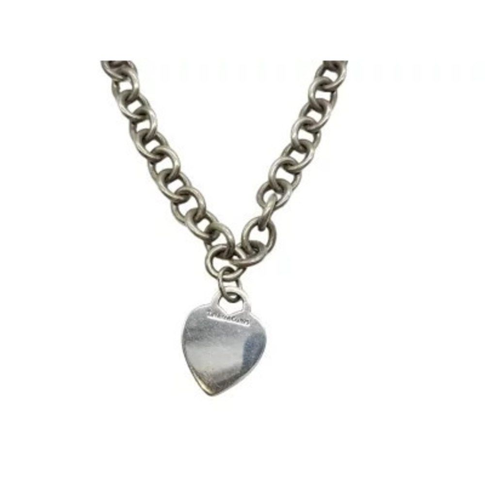 Tiffany Co Necklace to Heart Silver